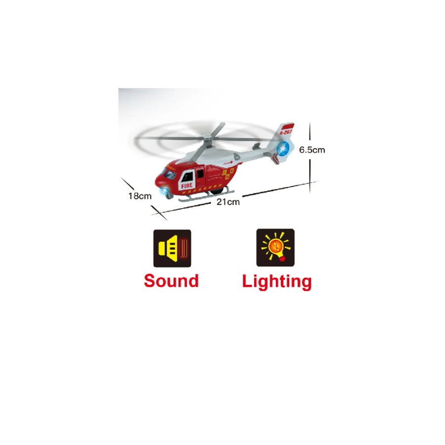 IGRAČKA HELIKOPTER NA BATERIJE DIE-CAST