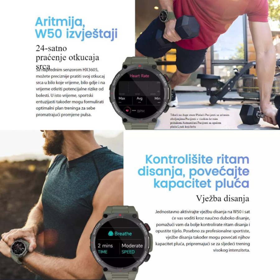 BLACKVIEW PAMETNI SAT W50 BLACK 57959