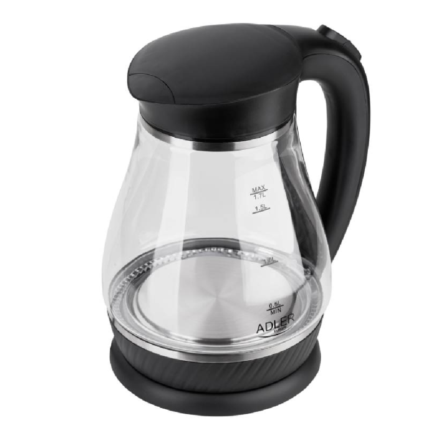 ADLER KUHALO ZA VODU 1,7L STAKLENO AD 1274