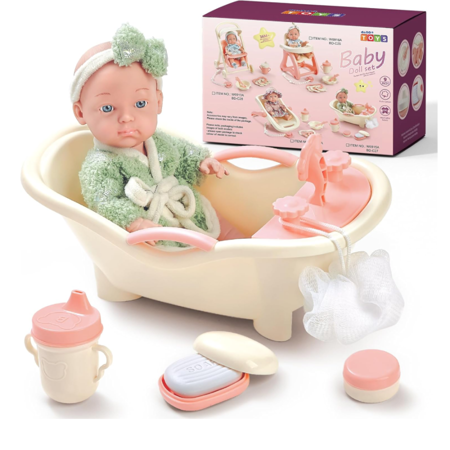 IGRAČKA LUTKA SA DODACIMA BATHTUB BATT
