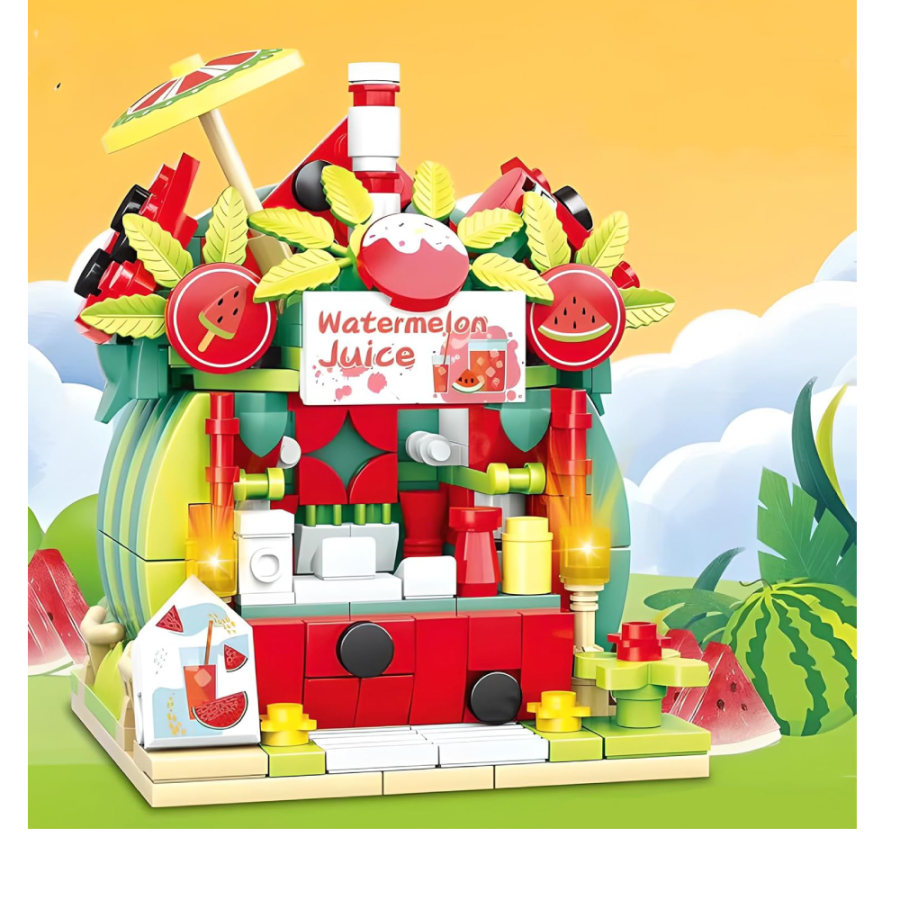 IGRAČKA KOCKE ZA SLAGANJE WATERMELON JUICE SHOP