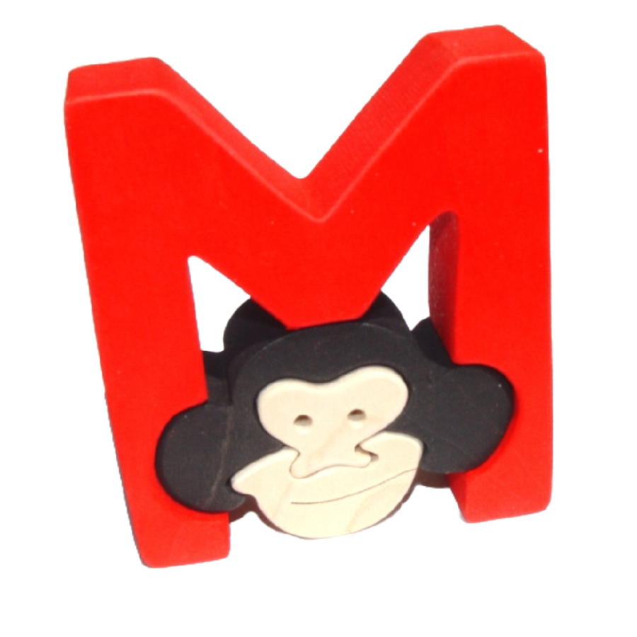 PUZZLE ALPHABET BLOCKS WOOD