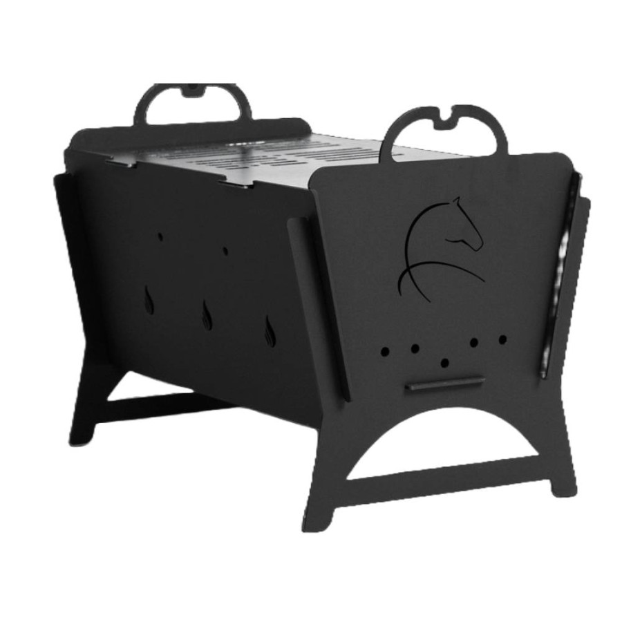 ROŠTILJ SA POSTOLJEM GRIL SMOKEY PLATE 81X50X36CM  13040004