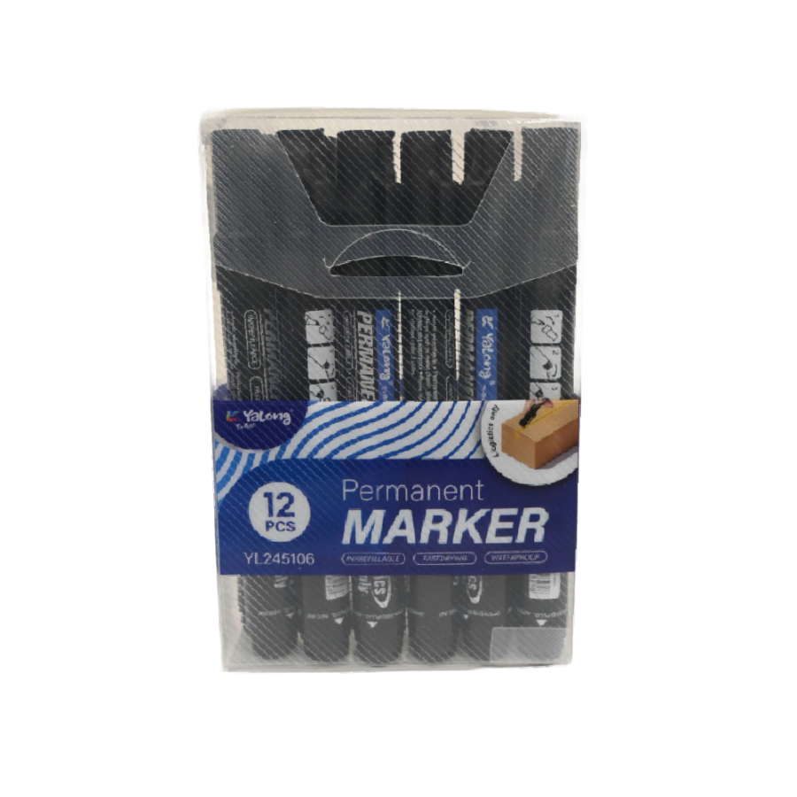 YALONG MARKER PERMANENTNI CRNI