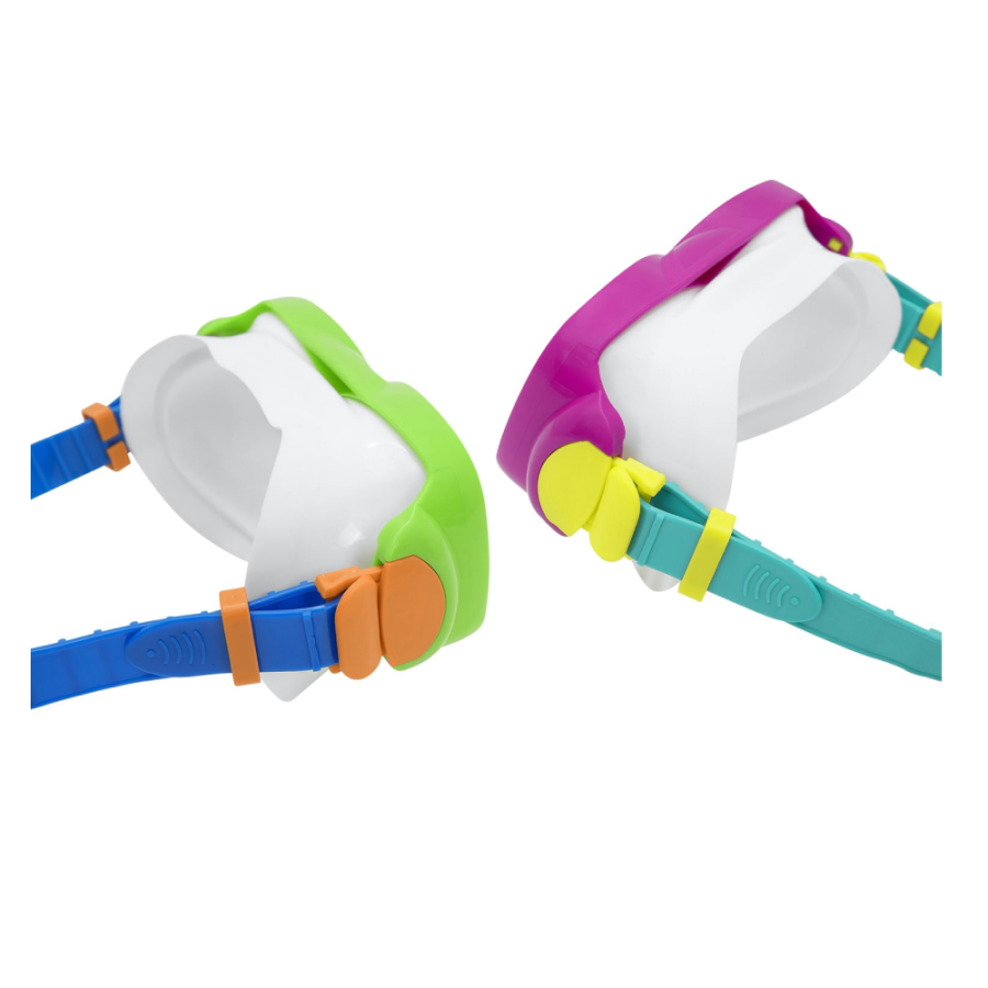 MASKA ZA RONJENJE SA DISALICOM KIDS 7+ CLASSIC EXPLORA ESSENTIAL NEON MATT BESTWAY 24035