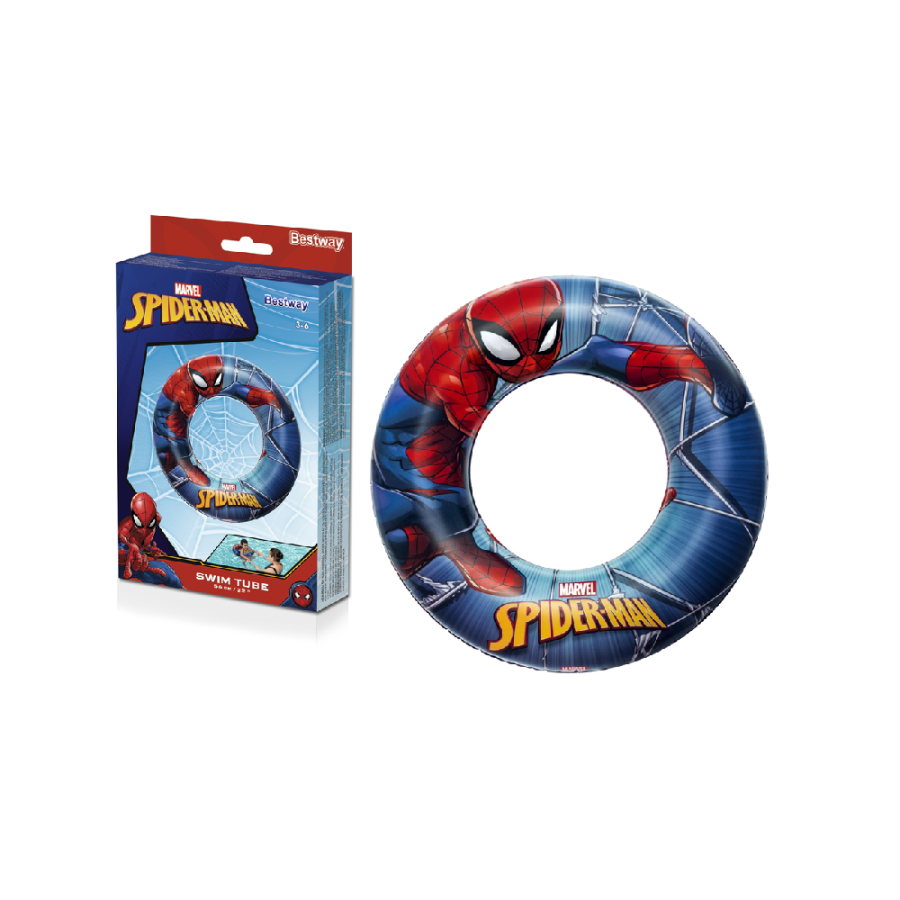 ŠLAUF ZA PLIVANJE 56CM SPIDERMAN BESTWAY 98003