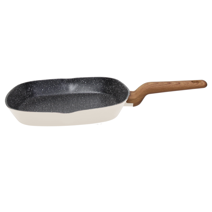 TAVA GRILL 28X28CM VANILLA YN758BLVANI