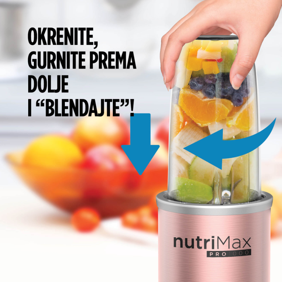 BLENDER 1000W ROSMARINO NUTRIMAX PRO