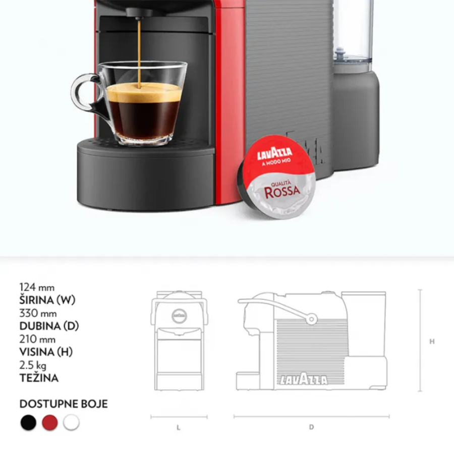 APARAT ZA KAFU LAVAZZA LM JOLIE WHITE