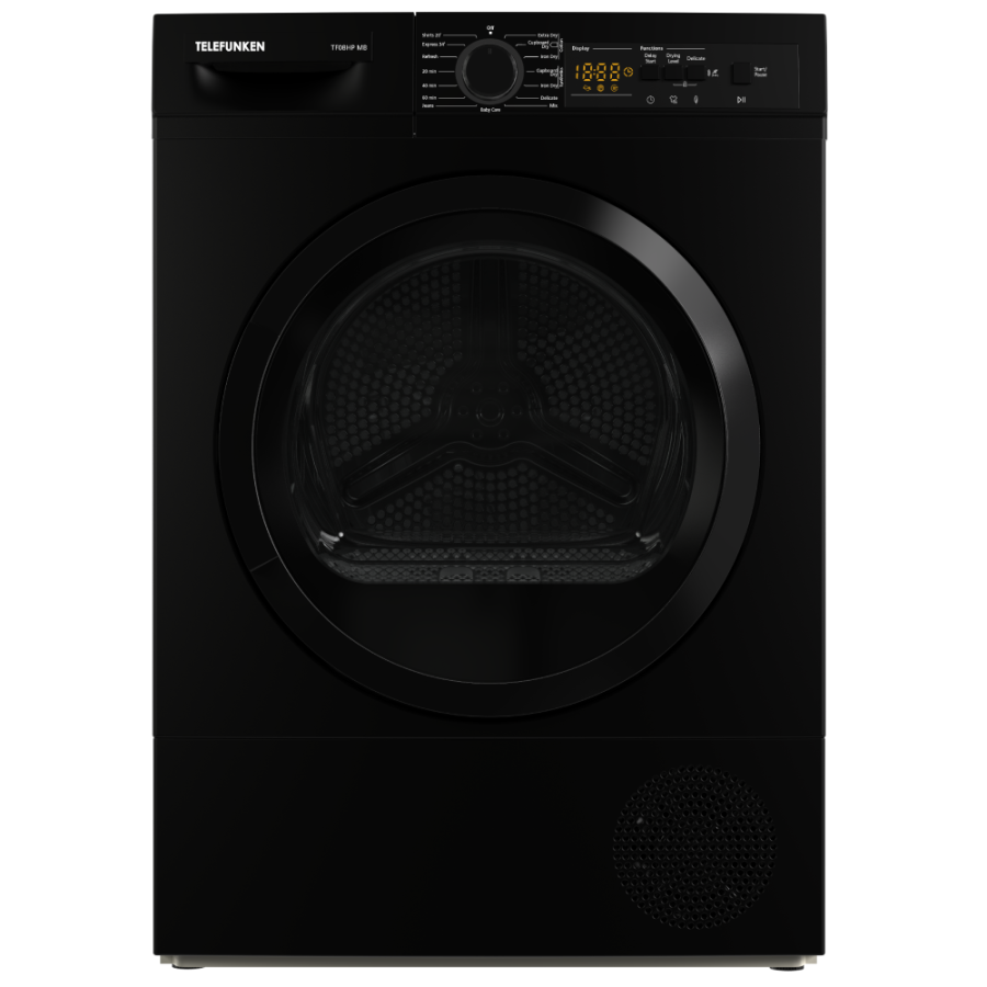 SUŠILICA ZA VEŠ 8 KG TELEFUNKEN TF08HP MB T. PUMPA MAT CRNA