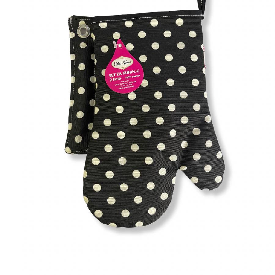 KUHINJSKA RUKAVICA I PODMETAČ