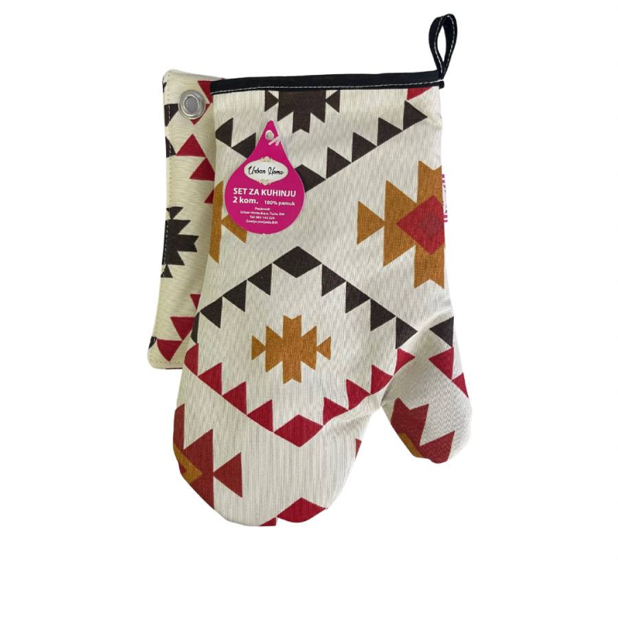 KUHINJSKA RUKAVICA I PODMETAČ