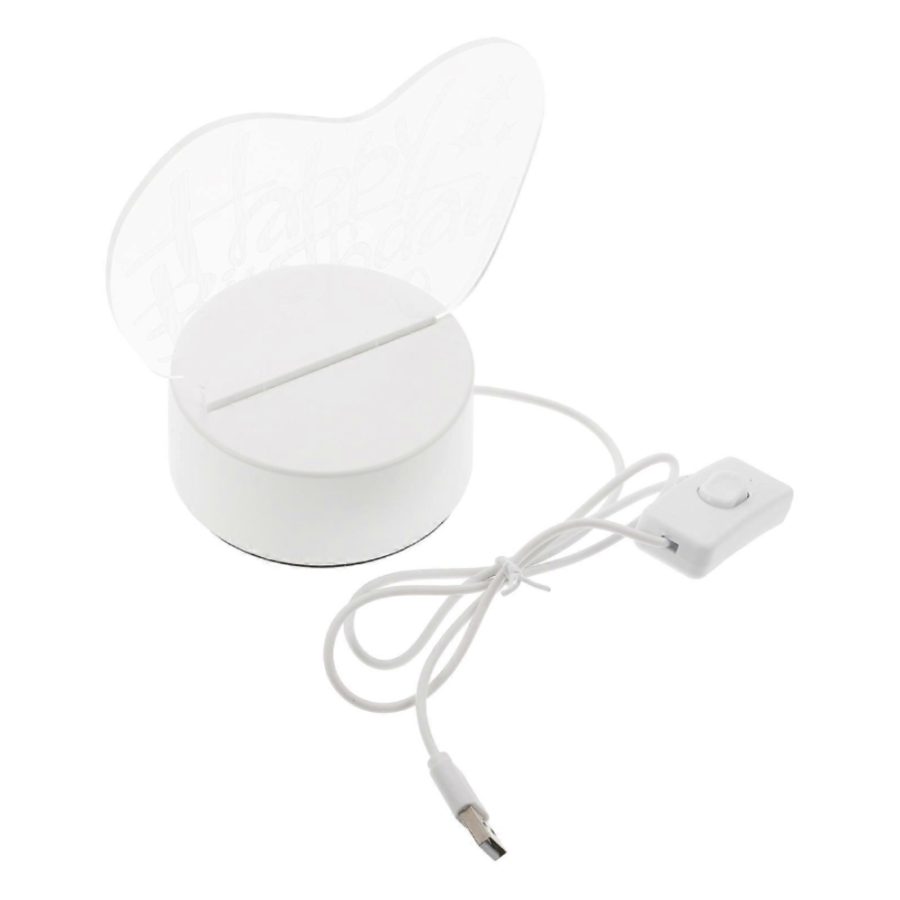 DEKORACIJA LED 17X13CM SRETAN ROĐENDAN