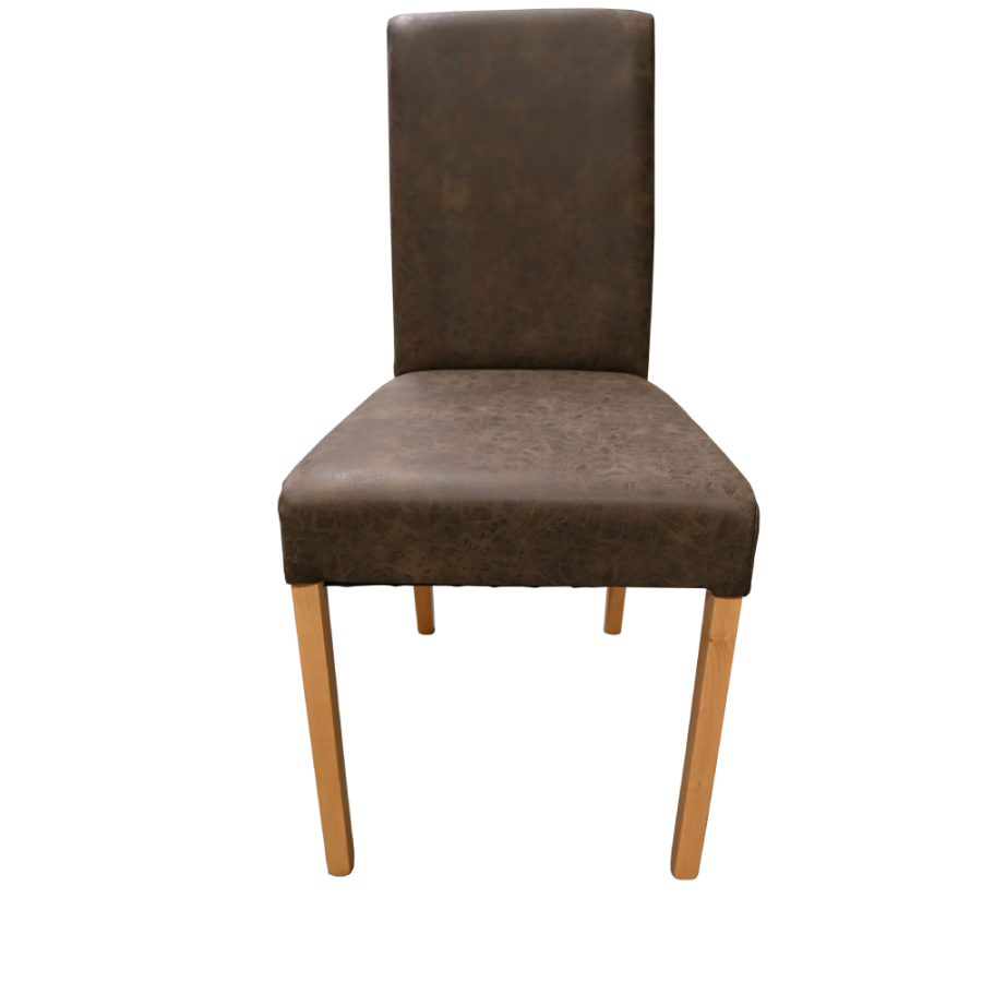 TRPEZARIJSKA STOLICA LANA 43,5X91X56,5CM NATUR PU VINTAGE TOBACCO