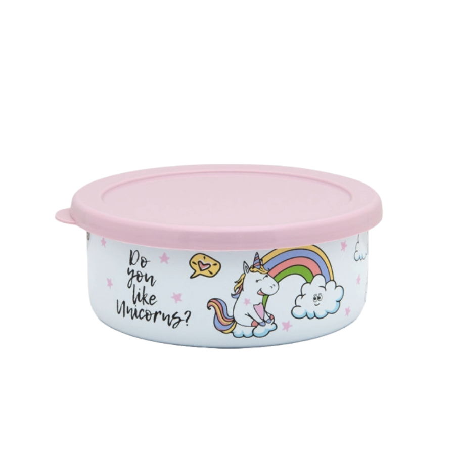 ZDJELA 14CM SA PL. POKLOPCEM VIŠENAMJENSKA CIL.UNICORNS