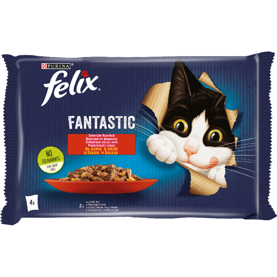 FANTASTIC MESNI MENU HRANA ZA MAČKE 4X85G