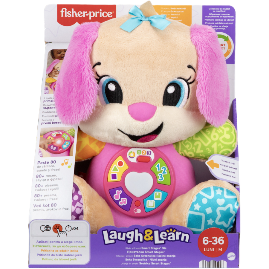 IGRAČKA PSIĆ SVEZNALICA SEKA SA SRCEM FISHER PRICE