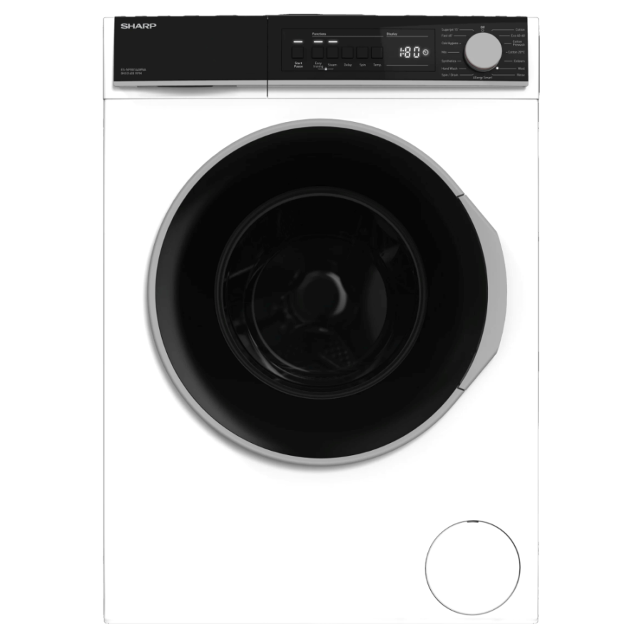 MAŠINA ZA VEŠ 1400 O/MIN 8KG SHARP NFB814AWNA INVERTER BLACK 218009032