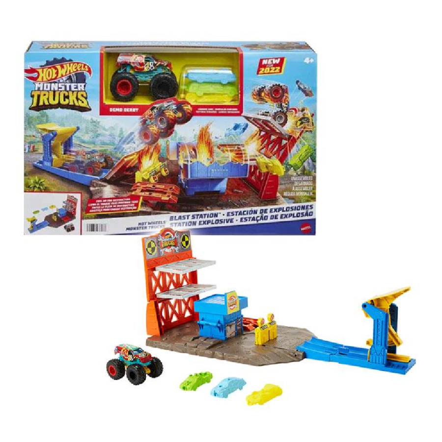 ARENA BLAST MONSTER TRUCK IGRAČKA GARAŽA