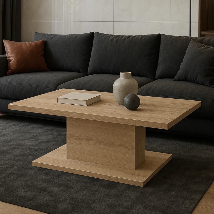 STO KLUB ATINA 100X50X60CM SONOMA MAT