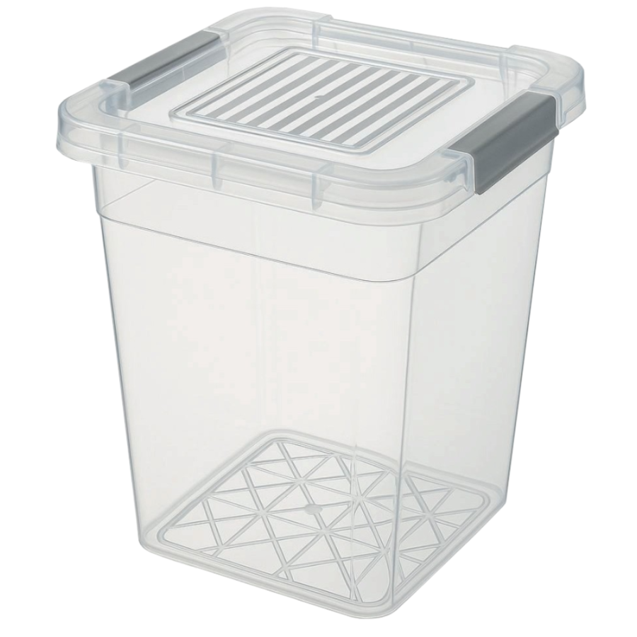 ZDJELA SA POKLOPCEM 10L DUB. BOX 27X25 PP