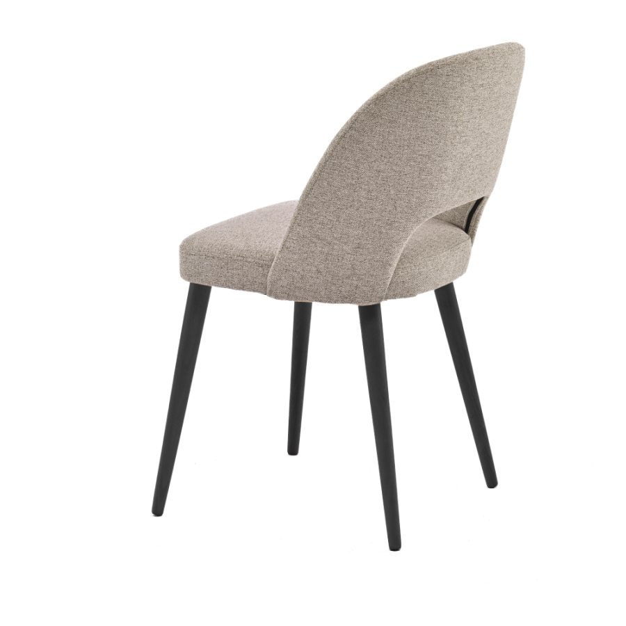 TRPEZARIJSKA STOLICA CAPRI 53X84X54,5CM BEŽ/CRNA