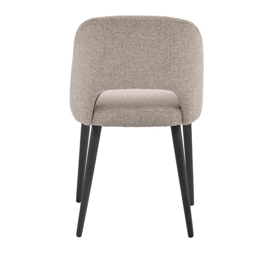 TRPEZARIJSKA STOLICA CAPRI 53X84X54,5CM BEŽ/CRNA