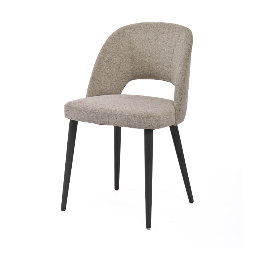 TRPEZARIJSKA STOLICA CAPRI 53X84X54,5CM BEŽ/CRNA