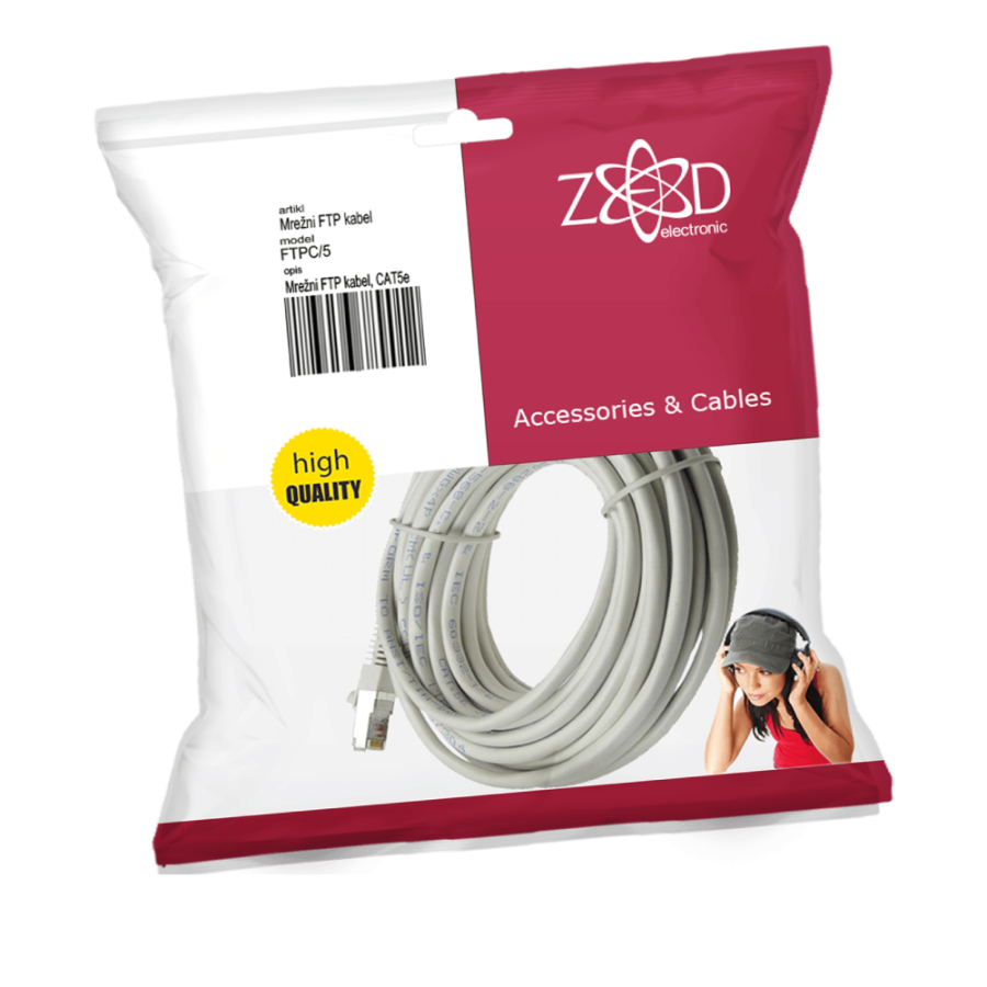 KABAL MREŽNI 5M FTPC-5 FTP ZED