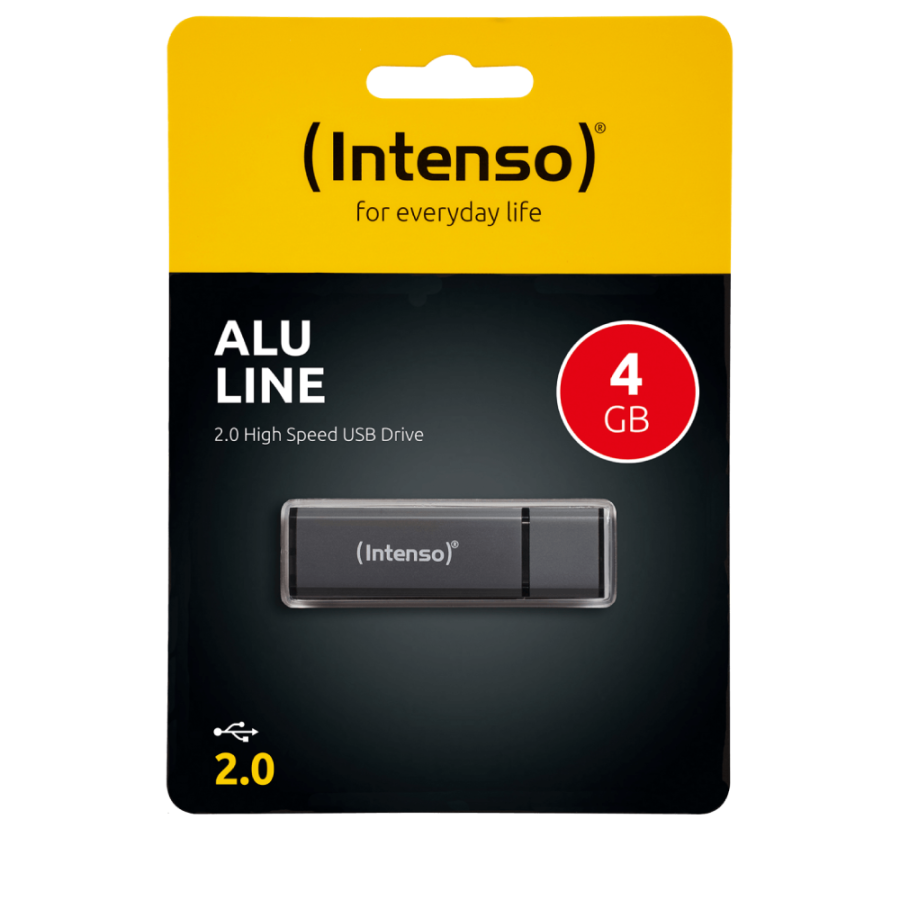 USB STICK 4GB 2.0 INTENSO ALU LINE