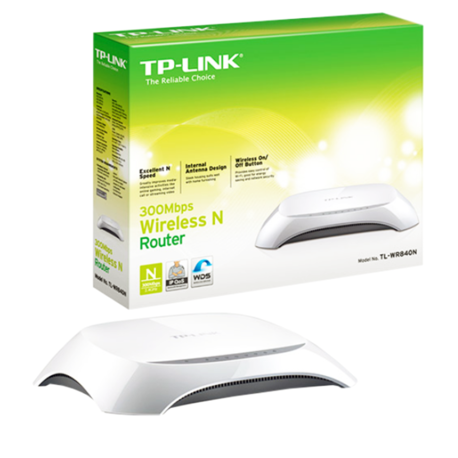RUTER TP-LINK TL-WR840N WIRELESS 4 PORTA 300 MBPS