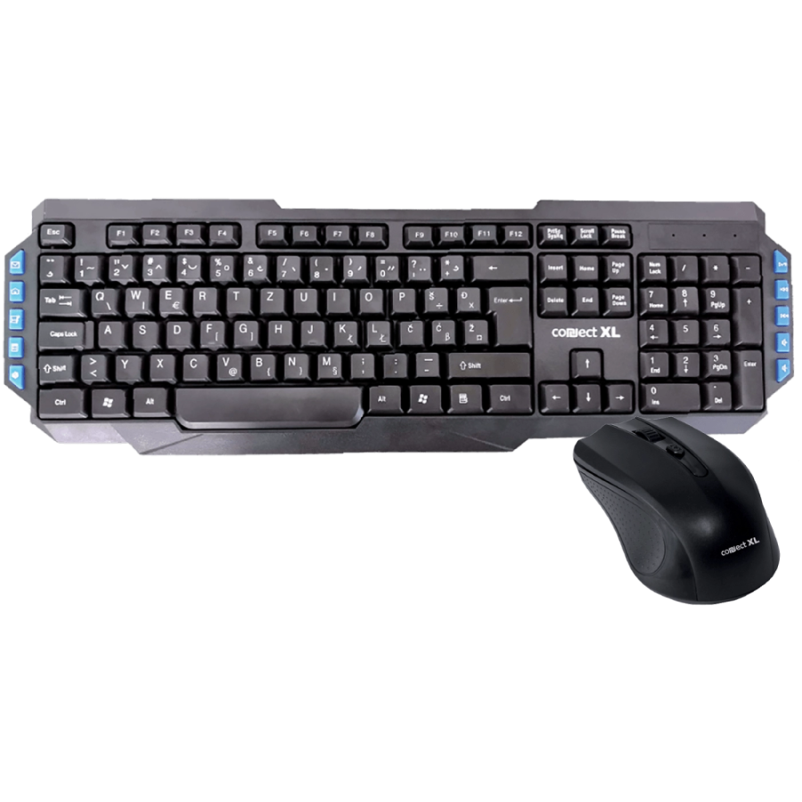 TASTATURA I MIŠ BEŽIČNI CONNECT XL 2,4GHZ