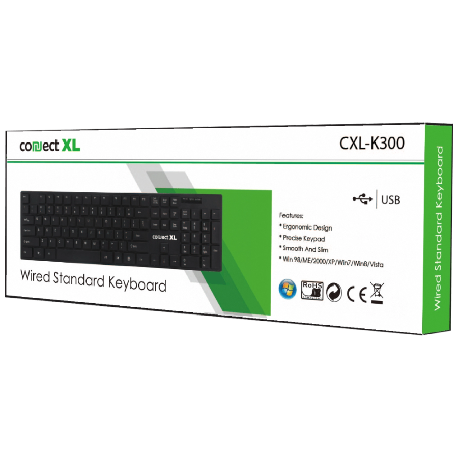 TASTATURA USB CONNECT XL SLIM CONNECT XL CXY-K300