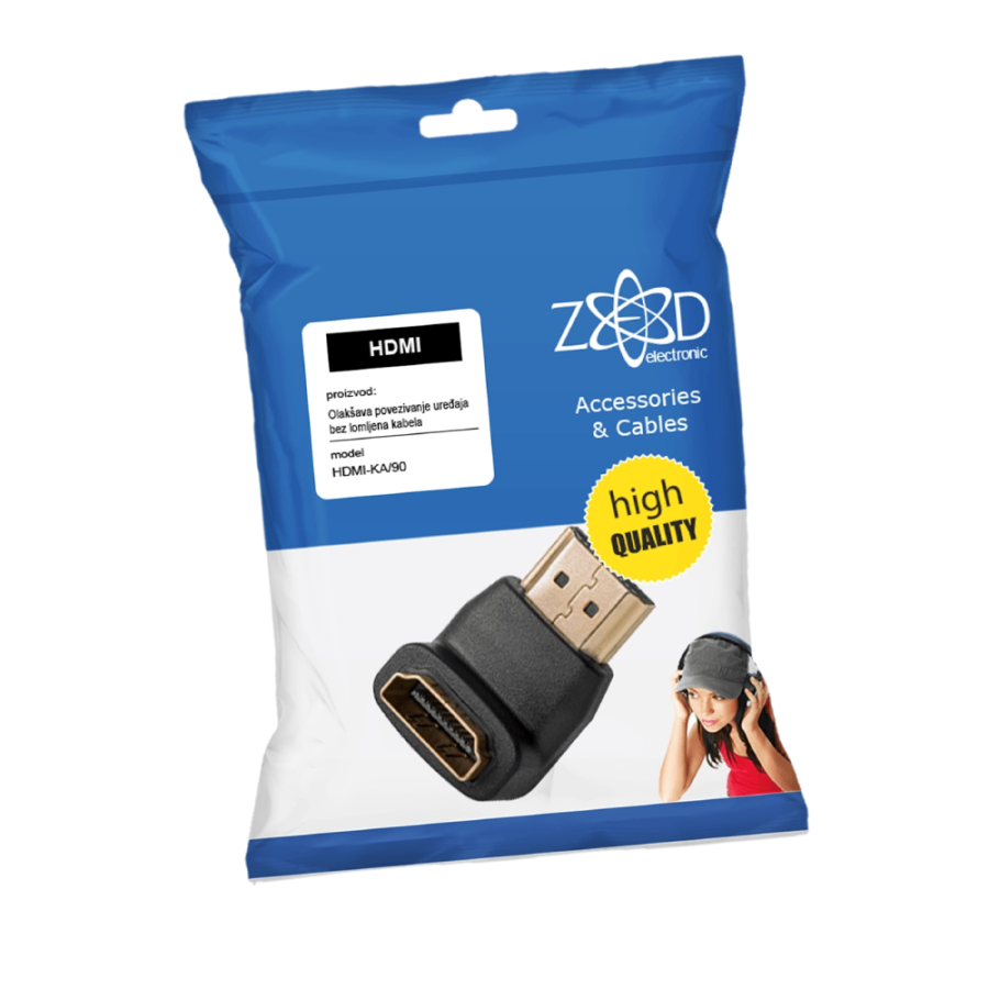 ADAPTER HDMI ZED HDMI-KA/90 KUTNI