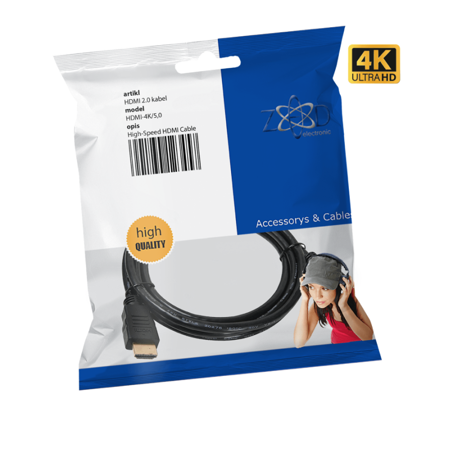 KABAL HDMI 5M ZED HDMI-4K/5,0 4K