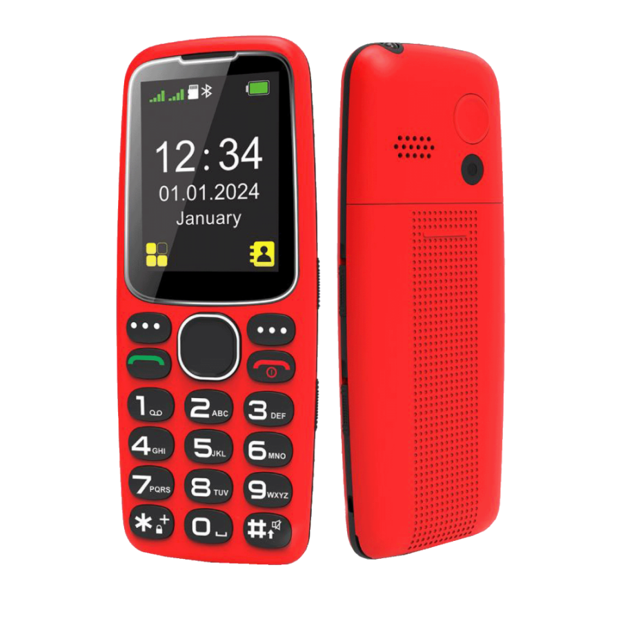 MOBITEL SENIOR 10 PLUS 2,4" CRVENI