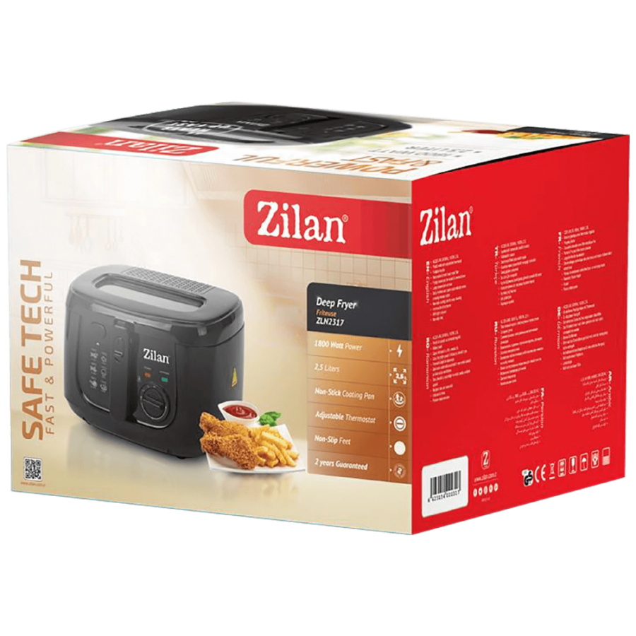 FRITEZA 1800W ZILAN 2.5L ZLN2317