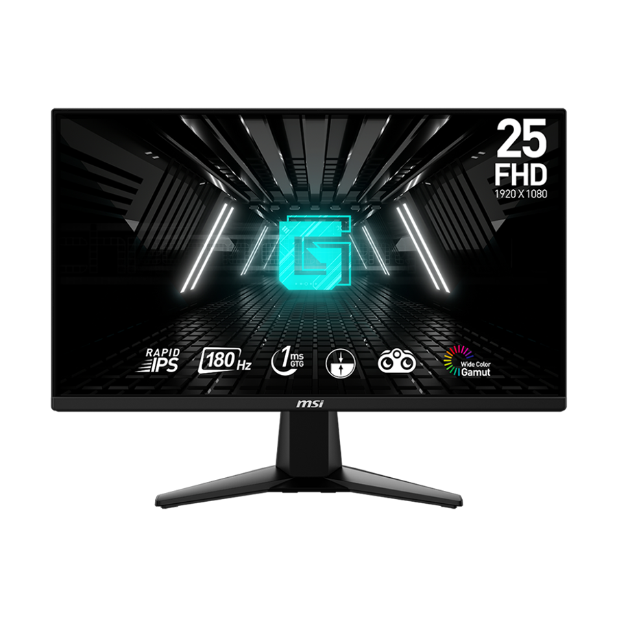 MONITOR 25" MSI GAMING G255F FHD IPS 180HZ 1MS