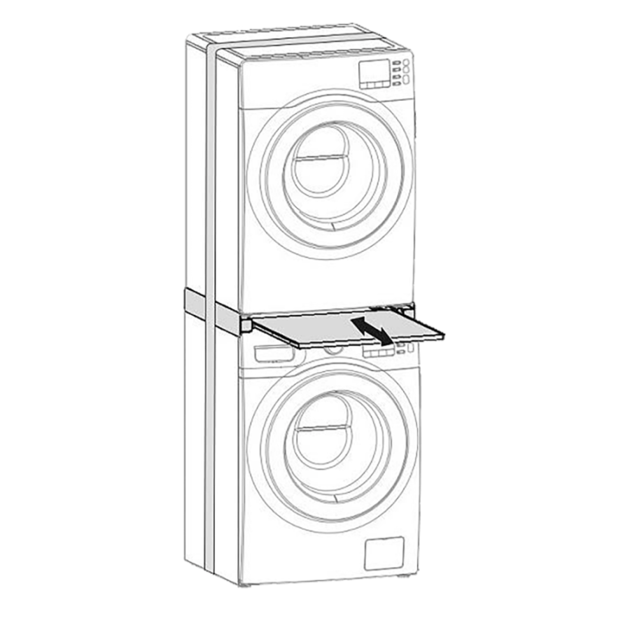 POSTOLJE ZA POSTAVLJANJE SUŠILICE NA MAŠINU ZA VEŠ TOWER PRO