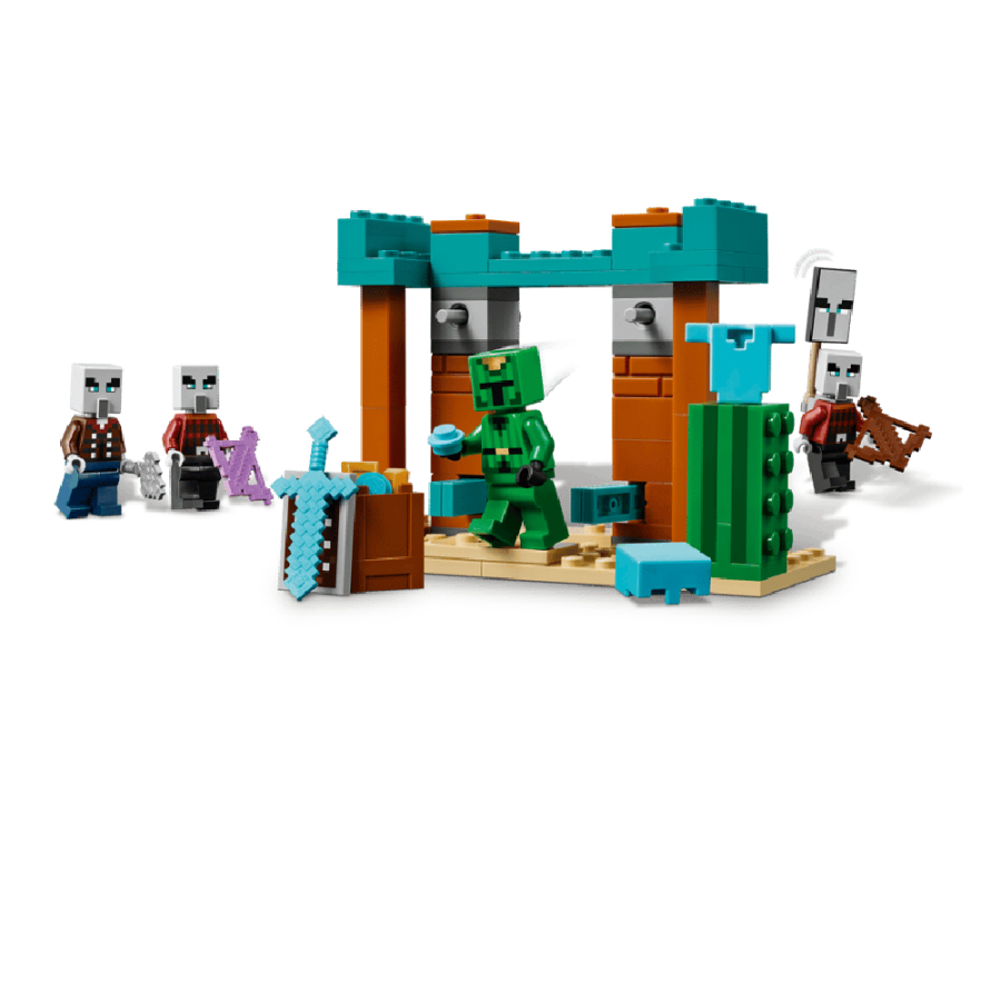 LEGO KOCKE  ILLAGERI U PUSTINJSKOJ PATROLI MINECRAFT 21267