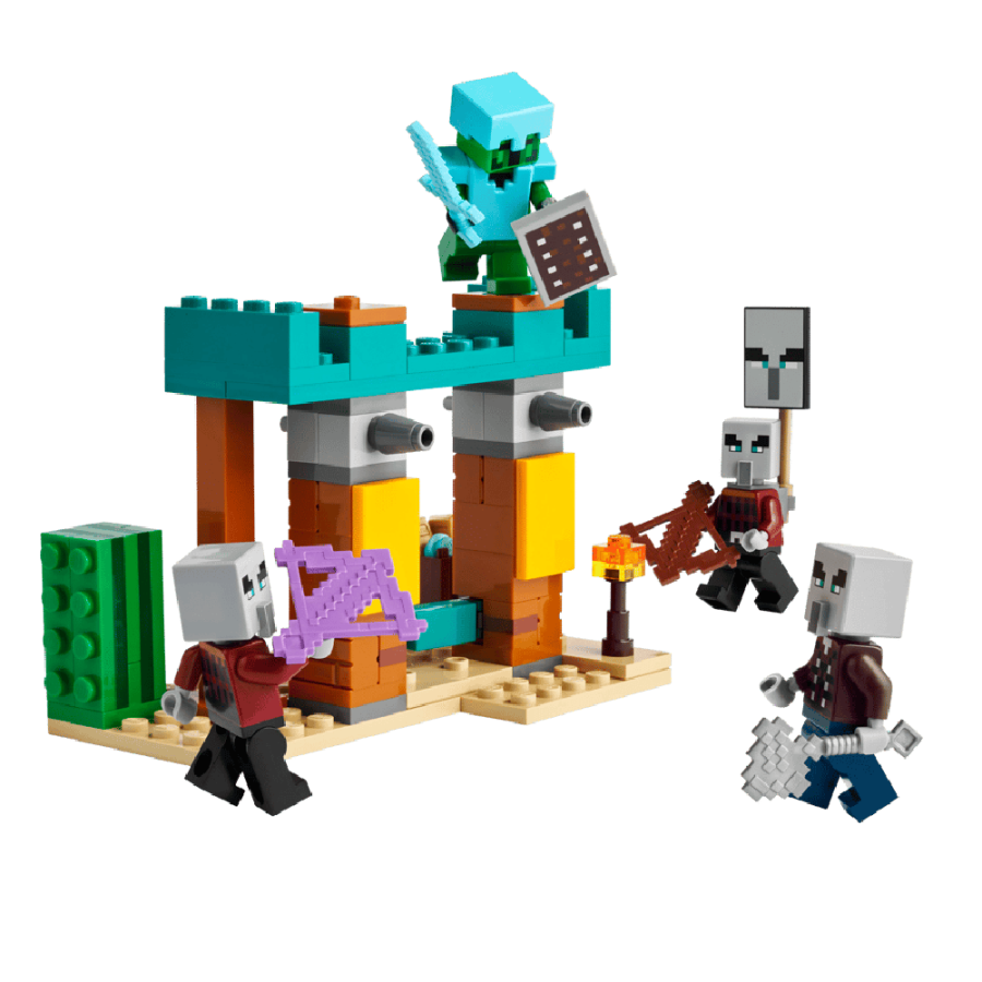 LEGO KOCKE  ILLAGERI U PUSTINJSKOJ PATROLI MINECRAFT 21267