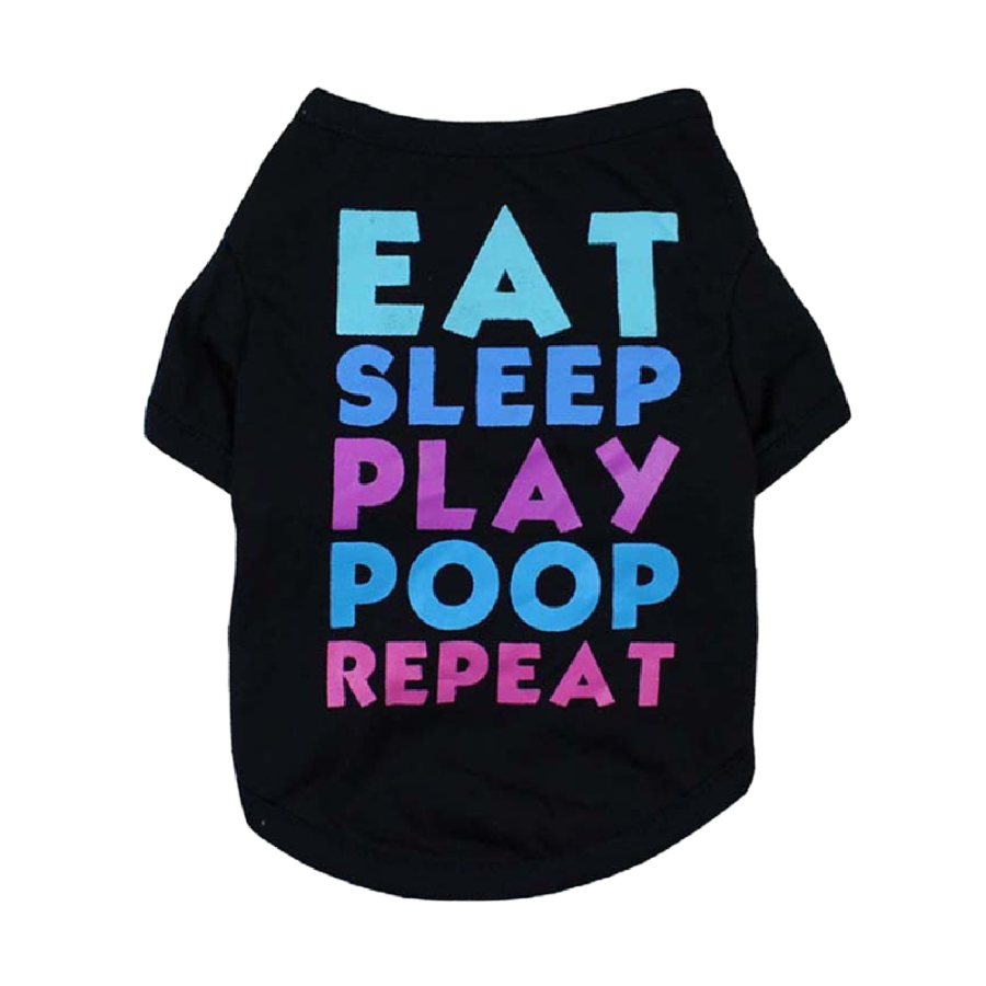 MAJICA ZA KUĆNE LJUBIMCE NATPIS XS-XL