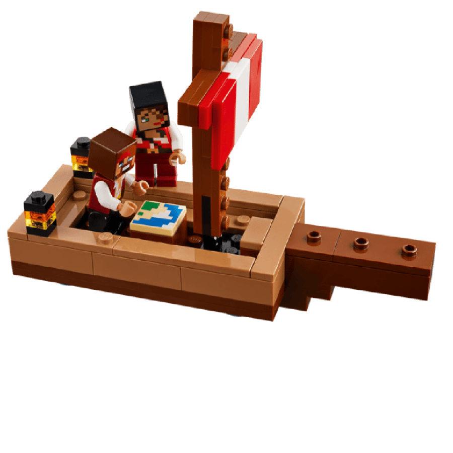 LEGO KOCKE  PUTOVANJE NA GUSARSKOM BRODU MINECRAFT 21259