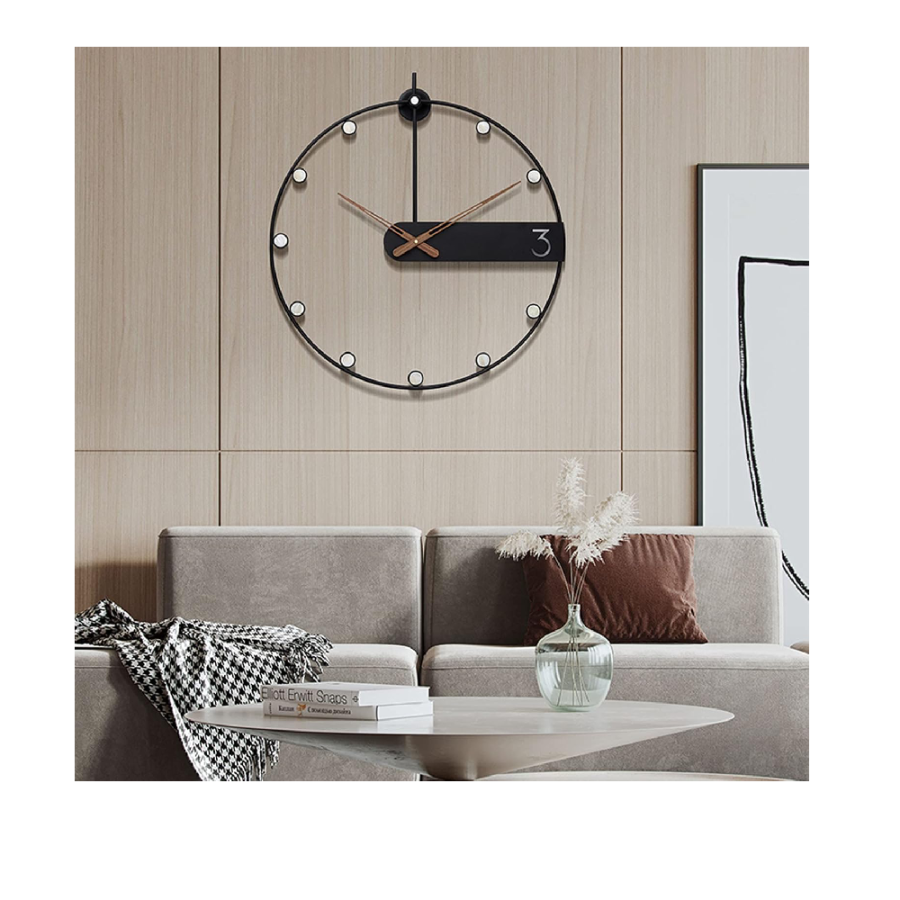 ZIDNI  SAT FI68CM MET. CRNI