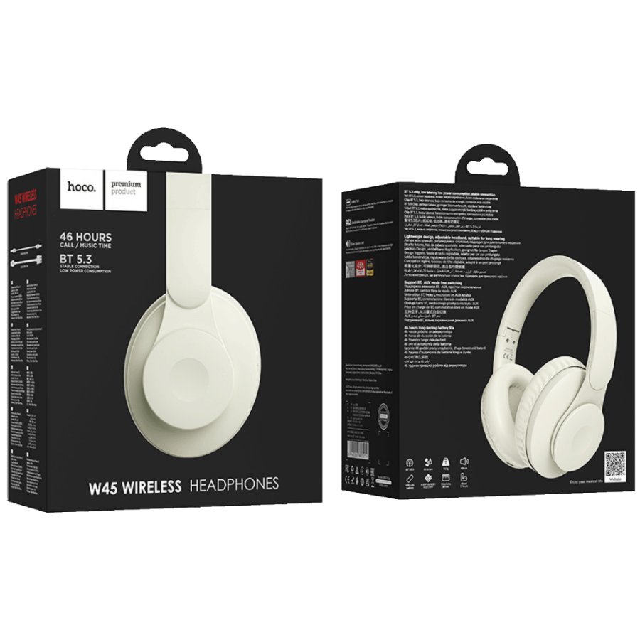 HOCO SLUŠALICE BLUETOOTH W45 ENJOY BIJELE