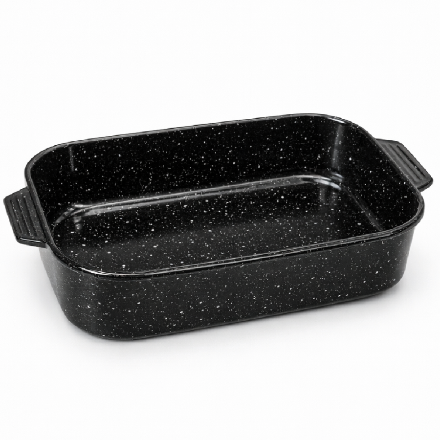 TEPSIJA DUBOKA 33X22CM Č. EMAJL