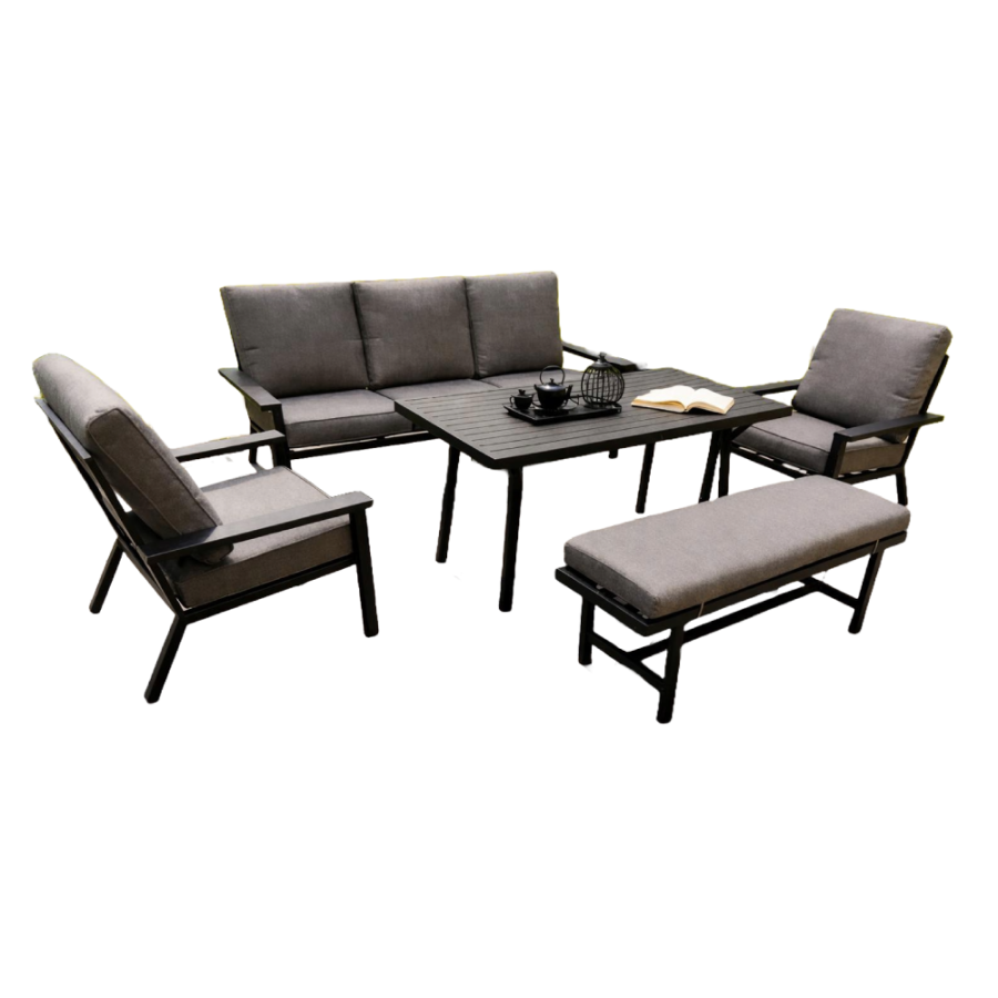 GARNITURA ZA VRT TFFKS ANTRACIT ALU