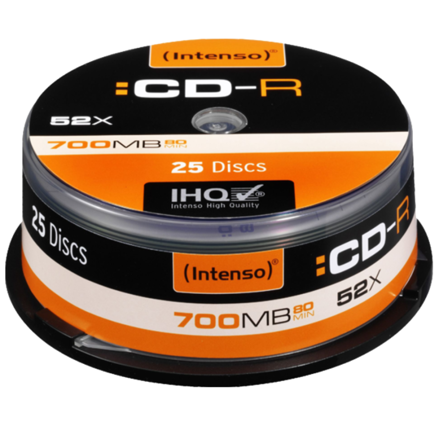 CD-R 700MB-80MIN 25KOM CAKE BOX