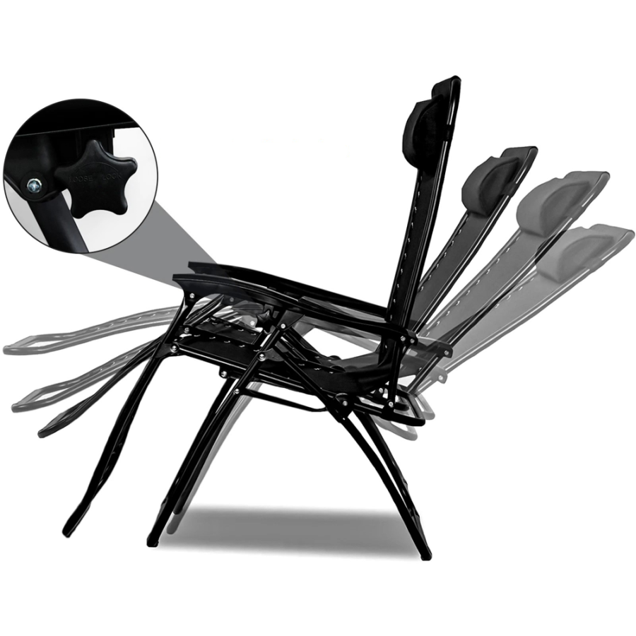 LEŽALJKA-STOLICA 65X175X108CM MREŽA SA JASTUKOM