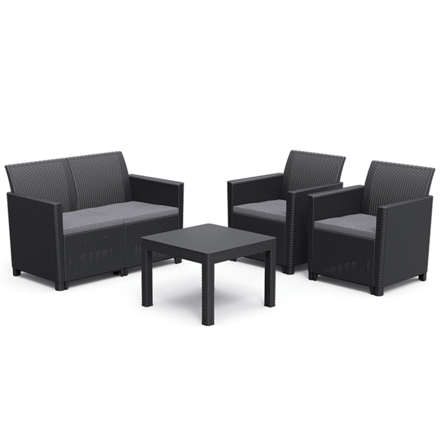 GARNITURA ZA VRT DFFS SIVA RATTAN MARIE 252642 KETER